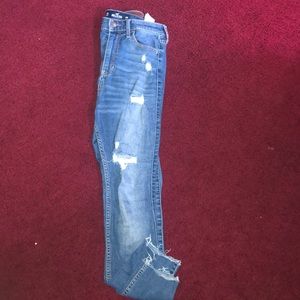 Hollister Ripped High Rose Jeans